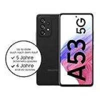 Samsung Galaxy A53 5G Smartphone Dual-SIM Android Handy 6 GB RAM 128GB Speicher Awesome Black + 30 Monate Garantie